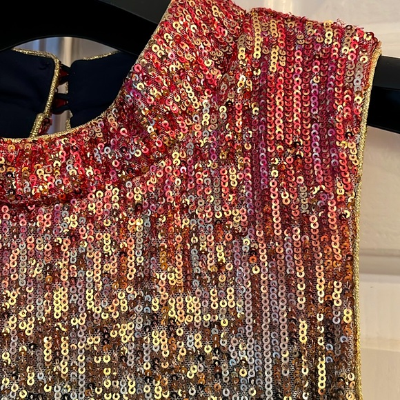 Girls sequin special occasion dress. Size 14 EUC - Picture 4 of 6